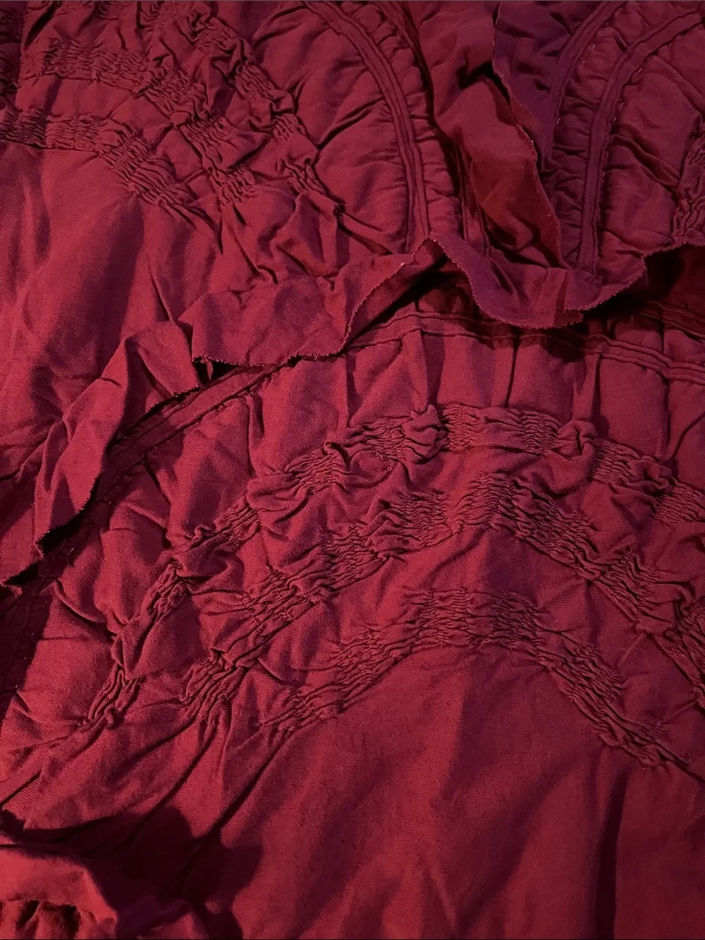 Anthropologie Rivulets King Quilt